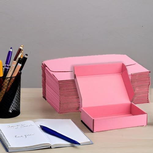 Pink Shipping Boxes 9x6x2 Inches, 20 Pack - Image 6