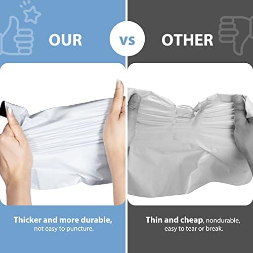 Metronic Poly Mailers 7.5x10.5 200 Pack, Durable Shipping Bags for Clothes - Image 3