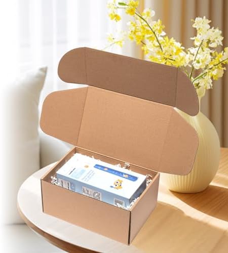 Wowxyz Shipping Boxes 9x6x4 Inches 25 Pack Corrugated Cardboard Brown Box - Image 5