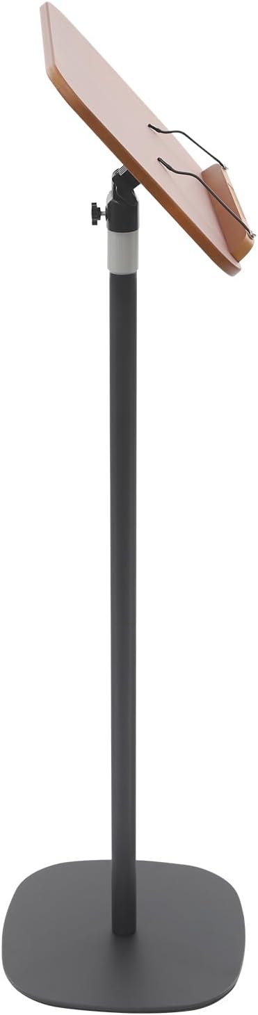 Sheet Music Stand & Desktop Book Stand, Music Book Holder Stand,Wooden Portable Sheet Music Table Stand Height Adjustable from 31.5-51.2in with Book Stand Support - Image 3