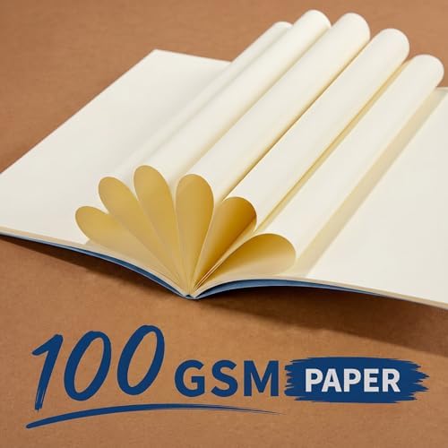 Mimorou 100 Pcs A5 Journals Notebooks Bulk,Light Blue,Unlined - Image 6