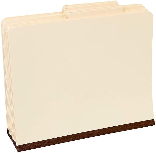 Staples® Classification Folder, 2-Dividers, 2 1/2" Expansion, Letter Size, Manila, 10/Box (ST384872/384872) - Image 3