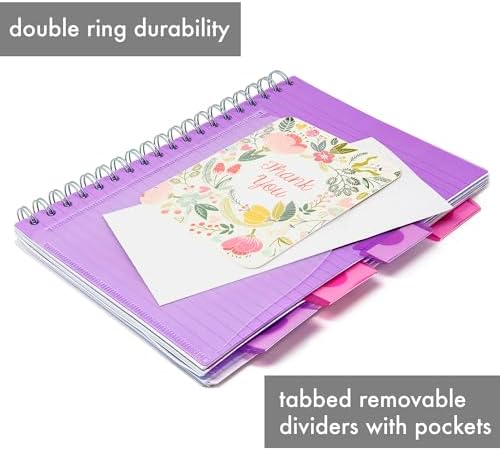Pukka Pad 5 Subject Spiral Notebook 12-Pack - 200 Pages, 100 Sheets of 80GSM Paper with Repositionable Dividers & Perforated Edges for School & Office Planning & Organization - B5-7 X 10, Pastel - Image 6