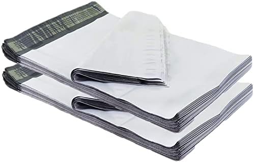 iMBAPrice White Poly Mailers 12x15.5 Inch 200 Pack (#5), Self-Seal Waterproof Shipping Envelopes, Tear-Resistant Plastic Mailing Bags for Clothing & Small Business Packaging by iMBAPrice