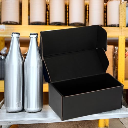 Black Shipping Boxes 10x4x4 Inches, 20 Pack - Image 4