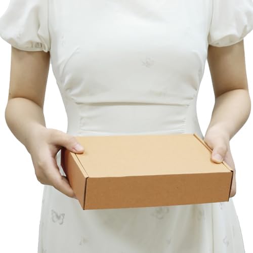 PHAREGE 40 Pack 9x6x2 inch Small Shipping Boxes, Brown Mailing Boxes - Image 4