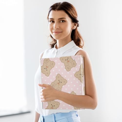3 Ring Binder 1.5 Inch Clipboards Binders with Interior Pockets Round Ring Binder for Office Supplies and School - Image 5