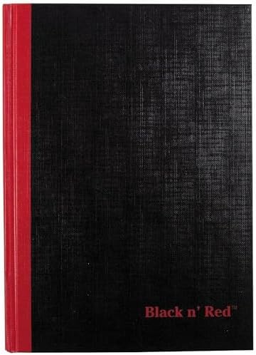Black n Red - A5 Feint Lined Notebook Pad - Image 6