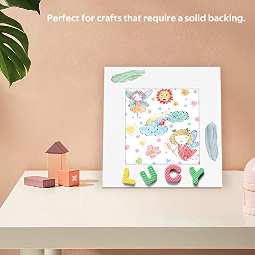 Golden State Art 200 Pack 10x10 Corrugated Cardboard Sheets, 1/8" Thick - Image 5