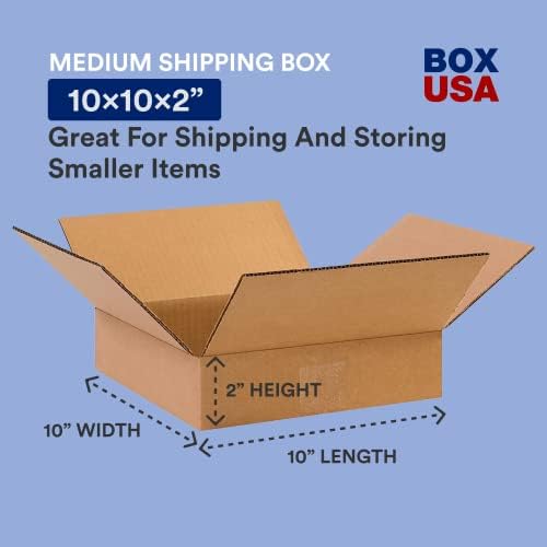 BOX USA Shipping Boxes Flat 16"L x 16"W x 6"H, 25-Pack | Corrugated Cardboard Box for Packing, Moving and Storage - Image 2