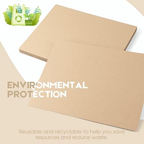 Golden State Art 10 Pack 9x12 Corrugated Cardboard Sheets 1/8" Flat Inserts - Image 7