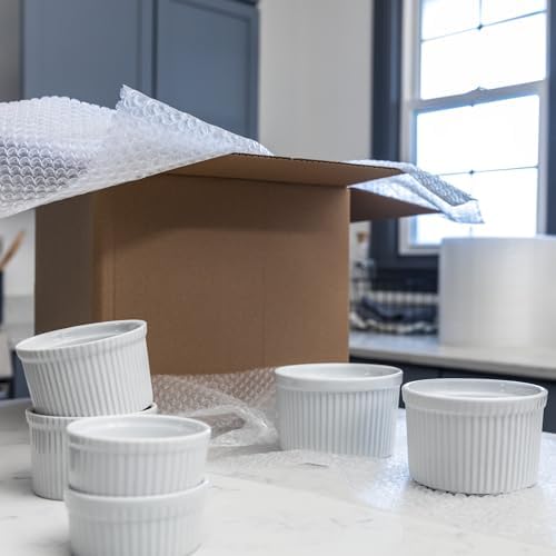 Duck Brand Small Bubble Cushioning Wrap for Fragile Moving & Shipping, 350 ft Packing Wrap for Extra Protection in Boxes & Mailers, Clear Roll, Moving Supplies, Perforated Every 12 in - Image 4