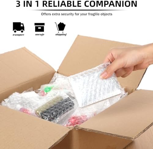 Frienda 300 Pcs Self Adhesive Bubble Bags Packing Pouches, 3.15" X 4" - Image 5