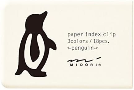 Midori Index Clip, Penguin, 3 Color Assorted (43239006) - Image 2