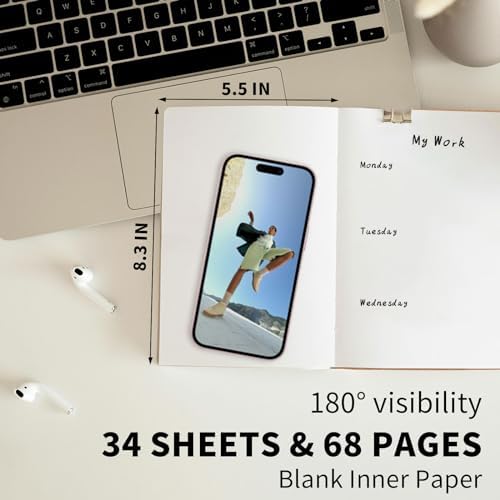50 Pack A5 Lined Kraft Notebook Journals 8.3x5.5 In，Travel Journals Notebooks Bulk，Subject Notebooks 34 Sheets 68 Pages for Writing School Office Supplies (Blank-50 Pack) - Image 2