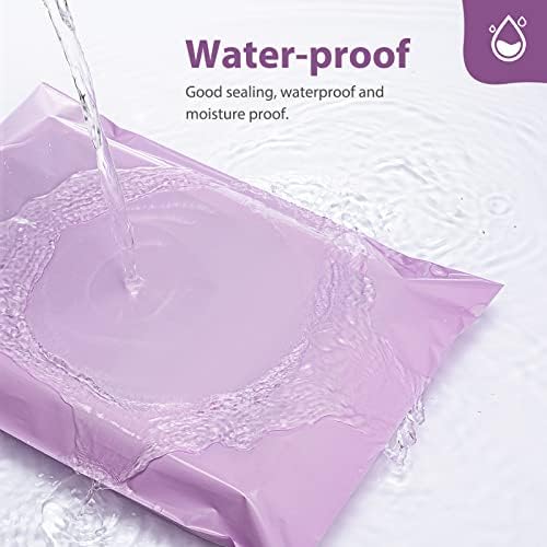 Fuxury Poly Mailers 10x13 Inch 50 Pcs,Shipping Bags for Clothing Purple - Image 3
