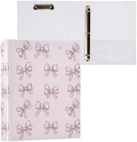 3 Ring Binder 1.5 Inch Clipboards Binders with Interior Pockets Round Ring Binder for Office Supplies and School - Image 3