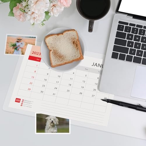 Clear Table Cover Protector, 22 x 44 Inch Clear Desk Mat, 1.5mm Thick Plastic Table Cover, Transparent Desk Cover, Desk Protector Mat for Desktop, Writing Desk - Image 2