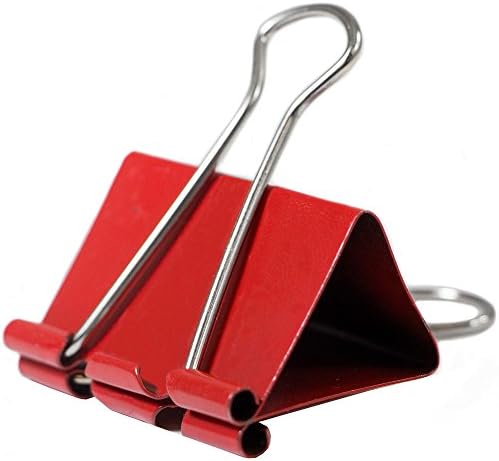 JAM PAPER Colorful Binder Clips - Large - 1 1/2 Inch (41 mm) - Assorted Binderclips - 6 Packs of 12 - Image 4