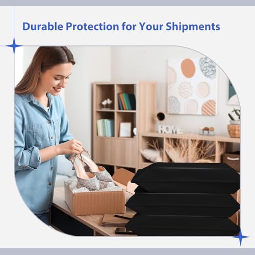 Fuxury Poly Mailers 17.7 X 22" 50 Pcs,Large Shipping Bags for Clothes,Black - Image 6