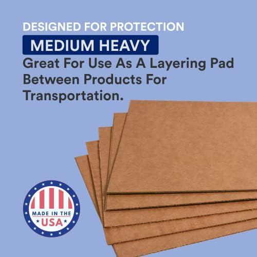 BOX USA Large Cardboard Sheets 18"L x 14"W, 50-Pack | Corrugated Thin Sheets for Shipping, Packing, Moving and Storage Supplies 18x14 1814 - Image 3