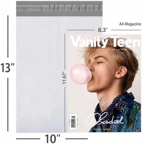 Fuxury Poly Mailers 10x13 Inch 1000Pcs,Bulk Shipping Bags for Clothes,White - Image 3
