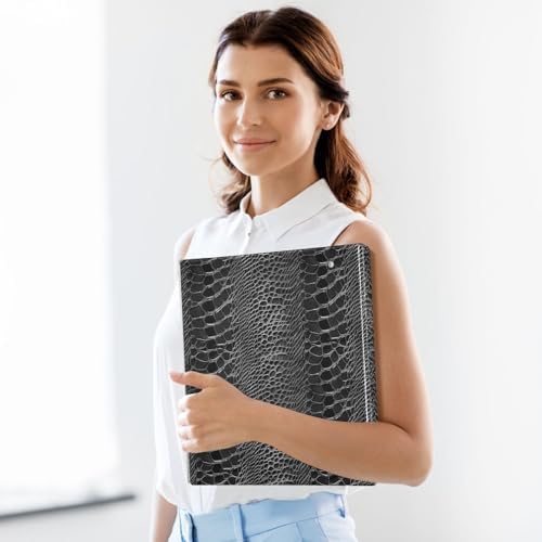3 Ring Binder 1.5 Inch Clipboards Binders with Interior Pockets Round Ring Binder for Office Supplies and School - Image 5