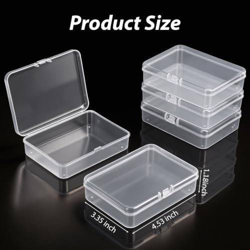 Wenqik 40 Pcs Crayon Box, Plastic Clear Organizer for Classroom - Image 2