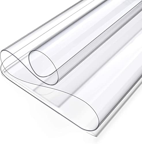 Oterri Clear Writing Desk Pad, 14’’x30” Heat Resistant Waterproof PVC Round Edge Durable Desk Protect Mat, Anti-Static Writing Mat Table Protector - Image 3