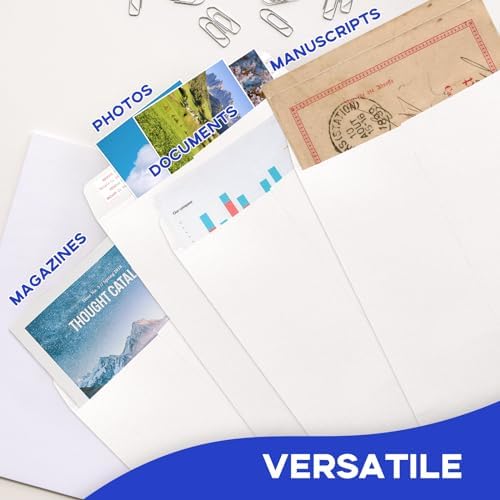 Goefun 9x12 Manilla Envelopes, White, 25 Pack - Image 7