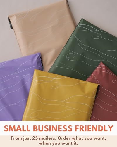 Poly Mailers 10 x 13 Inch- 100 pack Biodegradable Shipping Bags for Clothes - Impack Self-Seal Waterproof Thick Mailing Envelope for Accessories & Clothing - Tidal Moss - Image 5