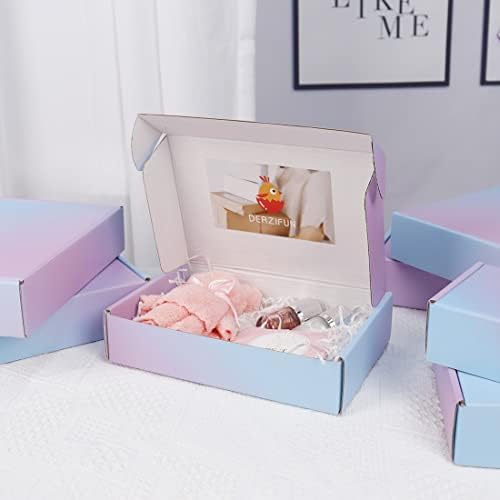 30 Pack 9"x6"x2" Corrugated Packaging Mailer Boxes, Purple Shipping Packaging Boxes for Small Business, Recyclable Cardboard Literature Gift Boxes Mailing - Image 6