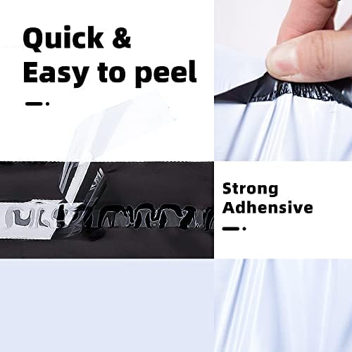 POLYSELLS 200 Pack 10x13 Inch Poly Mailers Shipping Envelopes, Strong Adhesive Sealing, Waterproof, and Tear-resistant Postal Mailing Bags for Clothing, Books, and Accessories White - Image 4