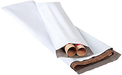 Tape Logic TLLPM945 Long Poly Mailers, 9 1/2" x 45", White (Pack of 50) - Image 6