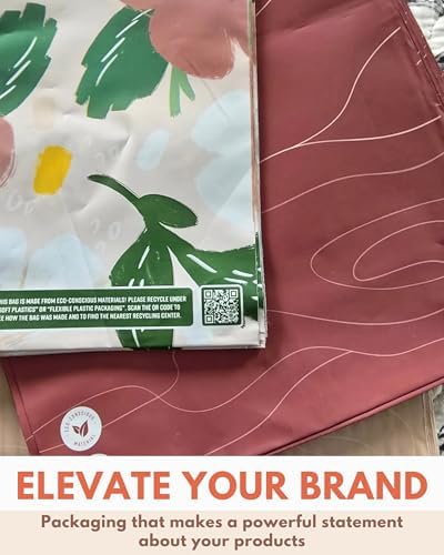 Poly Mailers 10 x 13 Inch - 100 pack Biodegradable Shipping Bags for Clothes - Impack Self-Seal Waterproof Thick Mailing Envelope for Accessories & Clothing - Tidal Terra Cotta - Image 4