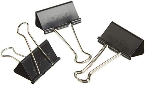 ACCO Binder Clips, Large, 2 Boxes, 12 Clips/Box (72102) - Image 4
