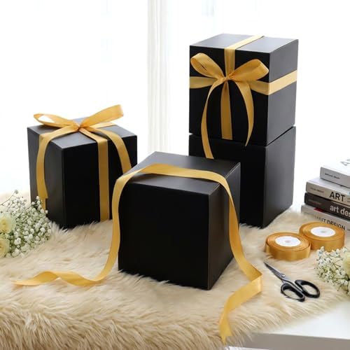 Black Shipping Boxes 6x6x6, 30 Pack Small Mailer & Packaging Boxes for Small Business, Heavy Duty Corrugated Cardboard, Perfect for Mailing & Shipping - Image 5