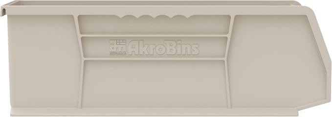 Akro-Mils 30234 AkroBins Plastic Storage Bins, 15"x5"x5", Clear, 12-Pack - Image 5