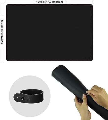 ZORESYN PU Leather Desk Pad 47.24"x31.50" Black - Image 2