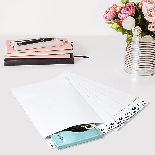 ValBox 6x9 Self Seal Security Catalog Envelopes 250 Count Small White Envelopes for Mailing, Storage and Organizing (Pack of 8) - Image 6