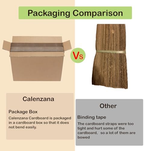 Calenzana 11x14 Browm Corrugated Cardboard Sheets, Flat Card Boards Inserts for Crafts, Packing, Shipping, Moving, Mailing, 100 Pack - Image 5