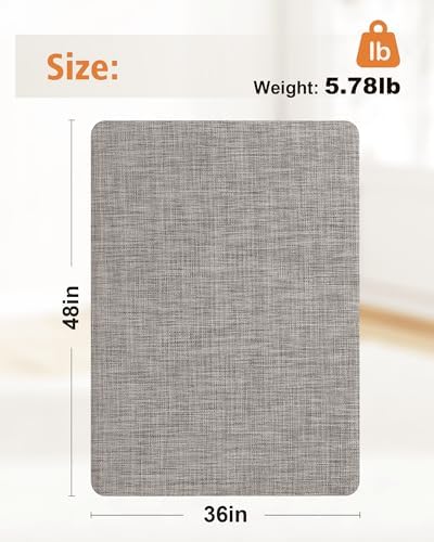 Carvapet 36x48 Office Chair Mat for Carpet Hardwood Floor Protector Rug - Image 2
