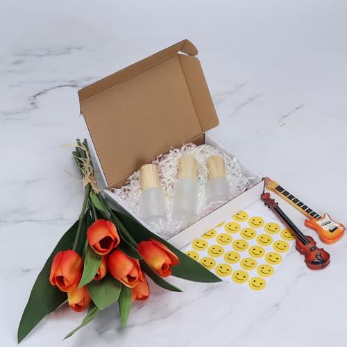 HORLIMER 8x5.5x1.6 inches Shipping Boxes Set of 25, White Corrugated Cardboard Box Literature Mailer, 25 Stickers Included - Image 6