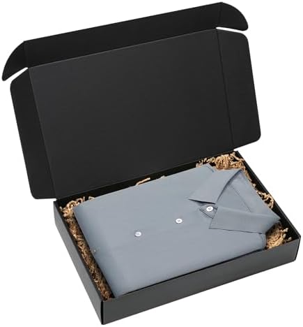 Timirog Shipping Boxes 17x11x3 Inches 18 Pack Black Corrugated Cardboard - Image 7