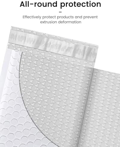 GSSUSA White Bubble Mailers 4x7 Small Padded Envelopes 4000 Pack Self-Seal - Image 3