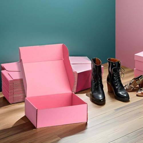 Pink Shipping Boxes 12x9x4 Inches, 20 Pack - Image 5