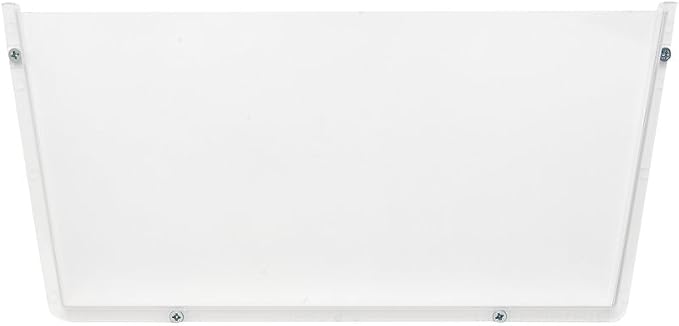 Deflecto Unbreakable DocuPocket, Wall File Organizer, Letter Size, Clear, Single Pocket, 14.5" x 3" x 6.5" (63201) - Image 2