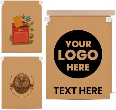 MT Products Custom Printed Mailer Envelopes with Self-Seal Tape 11" x 13.5" – Keeps Delicate Items Safe by MTProducts