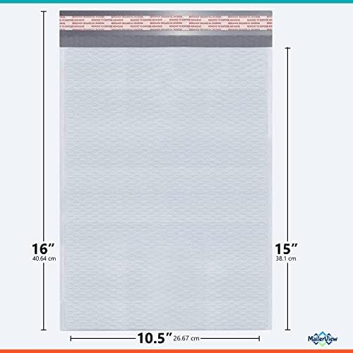 Bubble Mailers 10.5x16, Self Seal Poly Padded Envelopes #5, 100 Pack Bulk - Image 2
