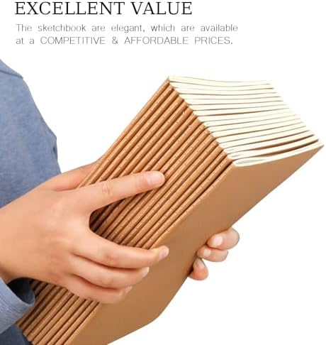 LIONSOUL 30 Pack Kraft Notebooks Bulk A5 Lined Journals 60 Pages Brown Journal Notebooks Sewn Binding Small Notebooks for Writing Notes - Image 5